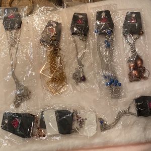Paparazzi Bundle of 8.  Six Necklaces w/ Matching EarRings & Two Bracelets.